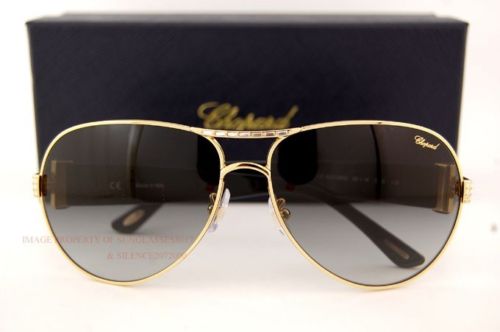 Chopard Sunglasses SCH 866S 0300 Gold Black/Gray Women 100% Authentic ...