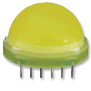 20mm 12 pins Dome Yellow LED