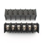 KF-25 7.62mm Pitch 6 Pin Barrier Terminal Block Screw Connector