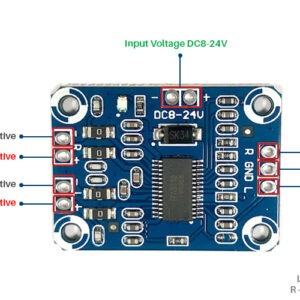 TPA3110D2 Dual Channel Digital Amplifier Board Module Dc12v-24v D Class 15w